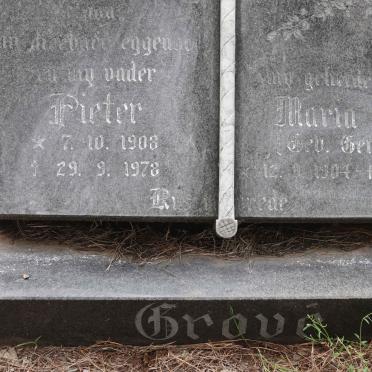 GROVE Pieter 1908-1978 &amp; Maria C.I. GERINGER 1904-