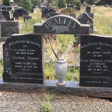 HEALLEY George Harris 1887-1965 &amp; Elsie Maria Elizabeth EBERSOHN 1898-1970