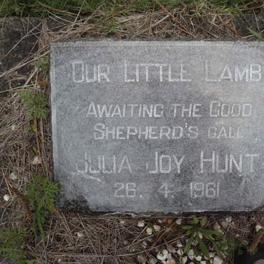 HUNT Julia Joy -1961