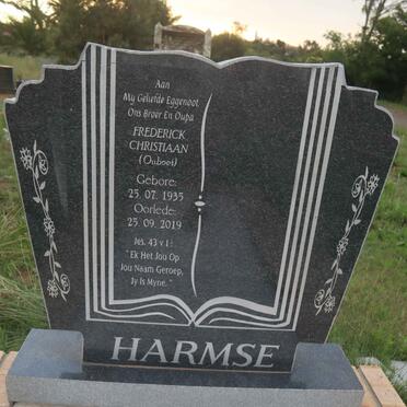 HARMSE Frederick Christiaan 1935-2019