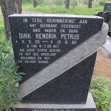 HUMAN Dirk Hendrik Petrus 1926-1982