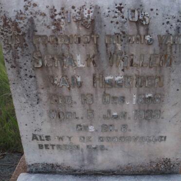 HEERDEN Schalk Willem, van 18?8-1933