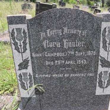 HUNTER Flora nee CAMPBELL 1876-1943