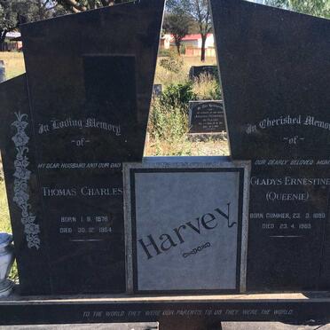 HARVEY Thomas Charles 1876-1964 &amp; Gladys Ernestine GUMMER 1890-1965
