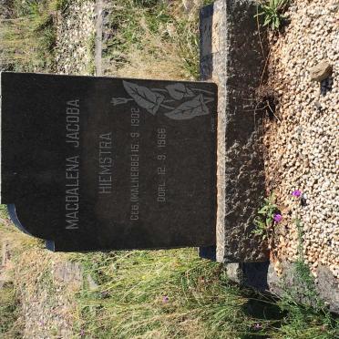 HIEMSTRA Magdalena Jacoba nee MALHERBE 1902-1966