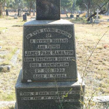 HAMILTON James Park -1930