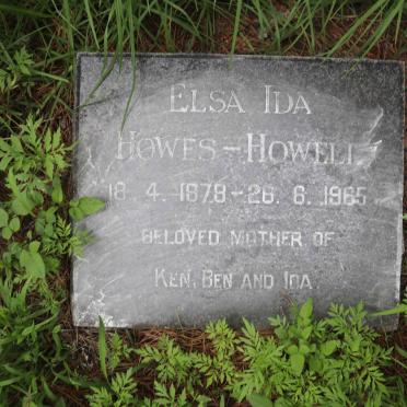 HOWELL Elsa Ida, HOWES 1878-1965