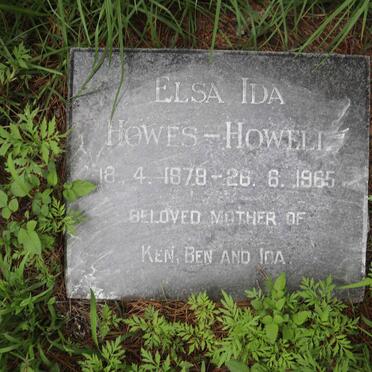 HOWELL Elsa Ida, HOWES 1878-1965