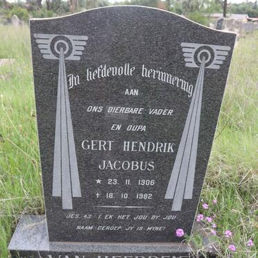 HEERDEN Gert Hendrik Jacobus, van 1906-1982