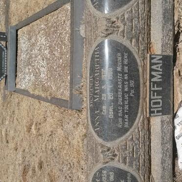 HOFFMAN Petrus Arnoldus 1867-1956 &amp; Anna Margaretha 1872-1969 :: HOFFMAN Anna Margaretha 1905-1981