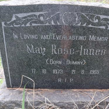 INNES May, ROSE nee DUMINY 1873-1965