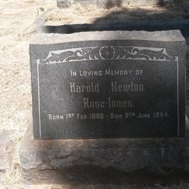 INNES Harold Newton, Rose 1868-1944