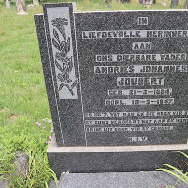 JOUBERT Andries Johannes 1864-1947