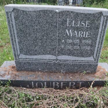 JOUBERT Elise Maria 1888-1990