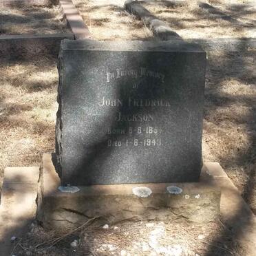 JACKSON John Fredrick 185?-1943