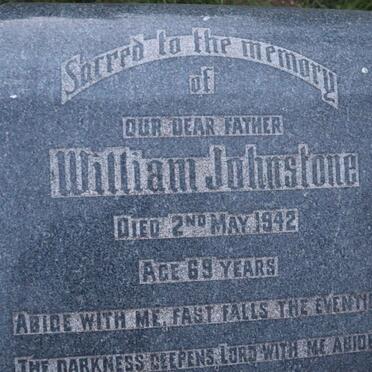 JOHNSTONE William -1942