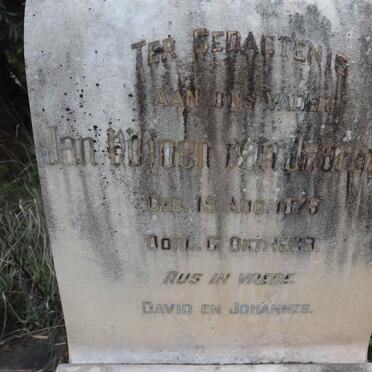 JAARSVELDT Jan Viljoen, van 1876-1939