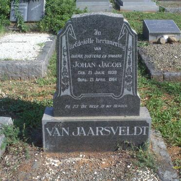 JAARSVELDT Johan Jacob, van 1939-1964
