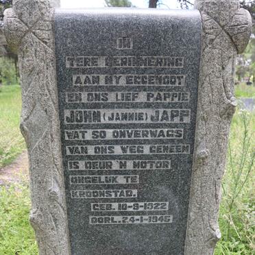 JAPP John 1922-1946
