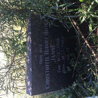 JANSE Christoffel Rudolf Botha 1906-1965