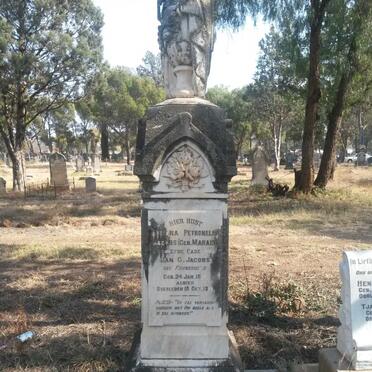 JACOBS Adriana Petronella nee MARAIS 188?-1918
