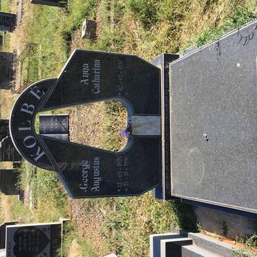 KOLBÉ George Augustus 1926-1996 &amp; Anna Catharina 1931-