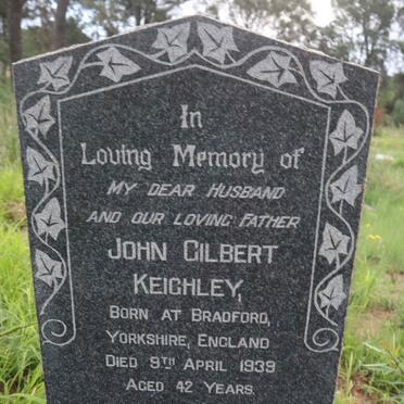 KEIGHLEY John Gilbert -1939