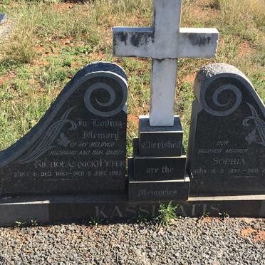 KASSIMATIS Nicholas Peter 1897-1965 &amp; Sophia 1897-1970