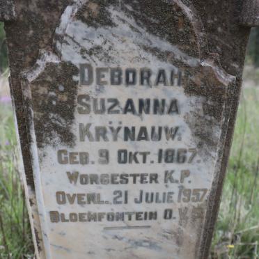 KRŸNAUW Deborah Suzanna 1867-1957