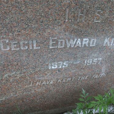KIDGER Cecil Edward 1875-1957
