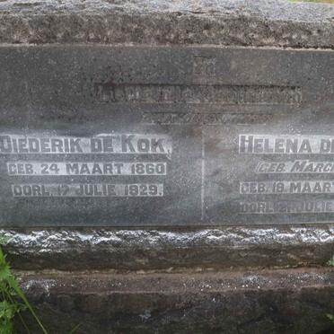 KOK Diederik, de 1860-1929 &amp; Helena MARCHAND 1868-1933