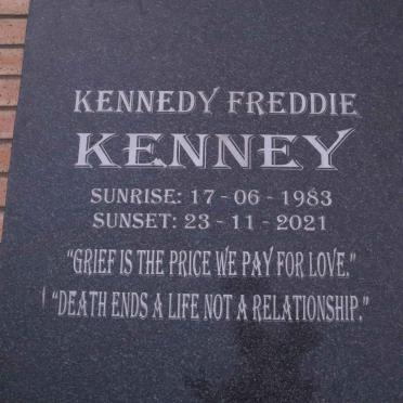 KENNEY Kennedy Freddie 1983-2021