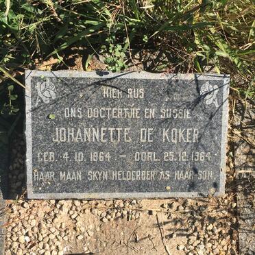 KOKER Johannette, de 1964-1964