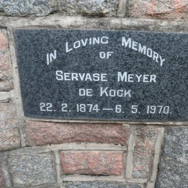 KOCK Servase Meyer, de 1874-1970