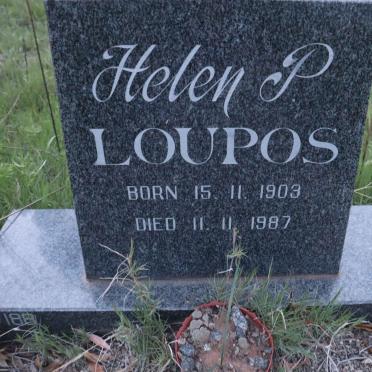 LOUPOS Helen P. 1903-1987
