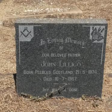 LILLICO John 1874-1967