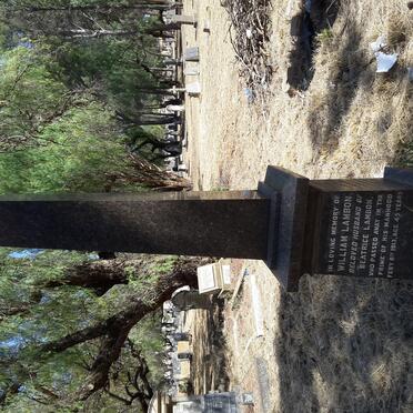 LAMBON William -1913 &amp; Beatrice -1955