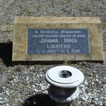 LOURENS Johanna Maria 1906-1948