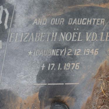 LEEK Elizabeth Noel, v.d. nee DAUBNEY 1946-1976