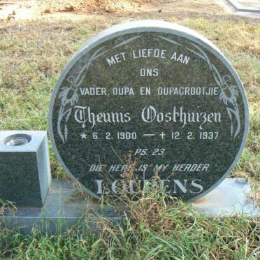 LOURENS Theunis Oosthuizen 1900-1937
