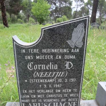 LABUSCHAGNE Cornelia D. nee STEENEKAMP 1917-1947