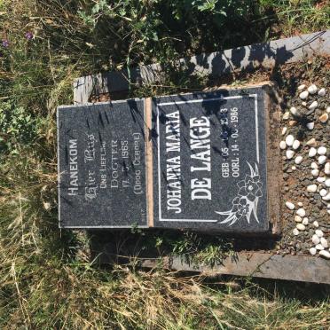 LANGE Johanna Maria, de 1943-1986 :: HANEKOM ? 1965-1965