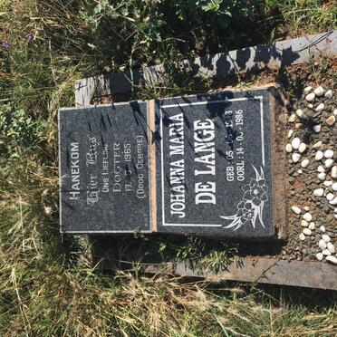 LANGE Johanna Maria, de 1943-1986 :: HANEKOM ? 1965-1965
