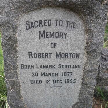 MORTON Robert 1877-1955