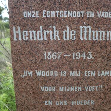 MUNNIK Hendrik, de 1867-1943