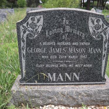 MANN George James Mason -1947