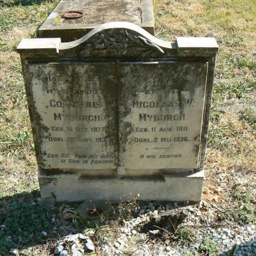 MYBURGH Cornelius M. 1877-193? :: MYBURGH Nicolaas W. 1911-1936