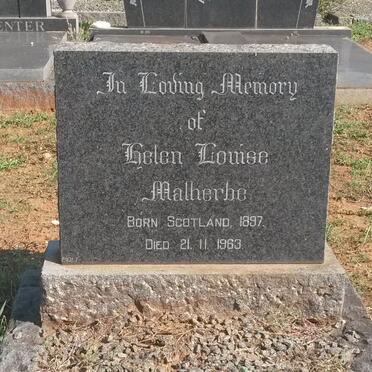 MALHERBE Helen Louise 1897-1963