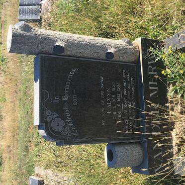 MERWE Calvyn, van der 1950-1983