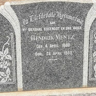 MENTZ Hendrik 1888-1950